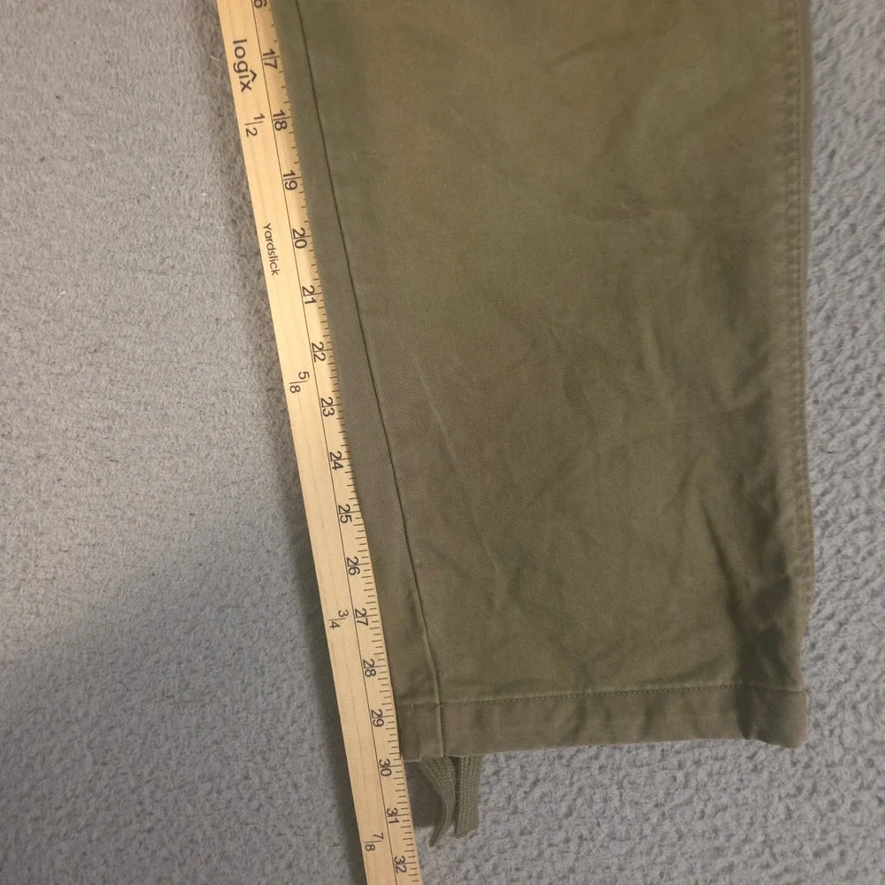 Banana Republic Pants Mens 32x32 Olive Cargo Relaxed Cotton Twill Straight Leg